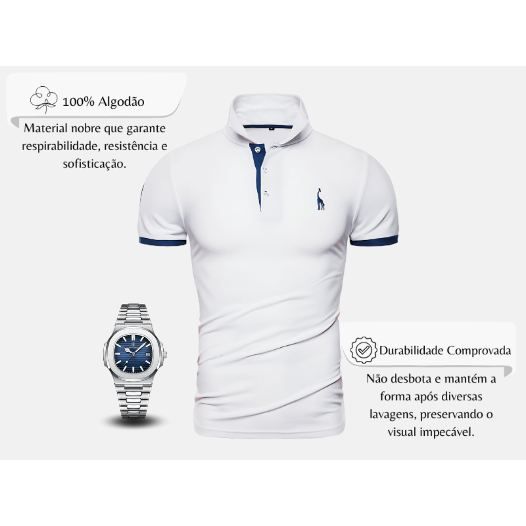 Camisa Polo - Brescian Milano (Compre 3 Leve 5 + Brinde)