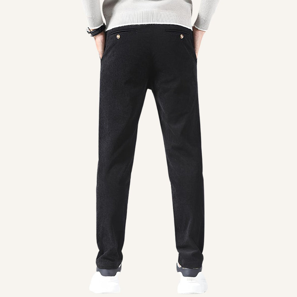Calça de Veludo Masculina Slim Fit Versailles