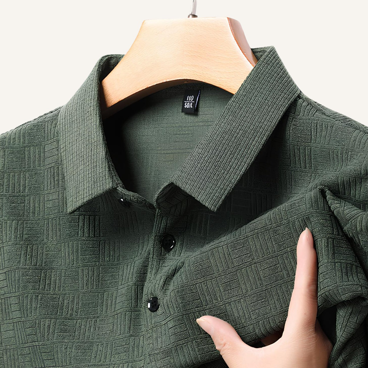 Camisa Polo Quadriculada de Algodão Romeo