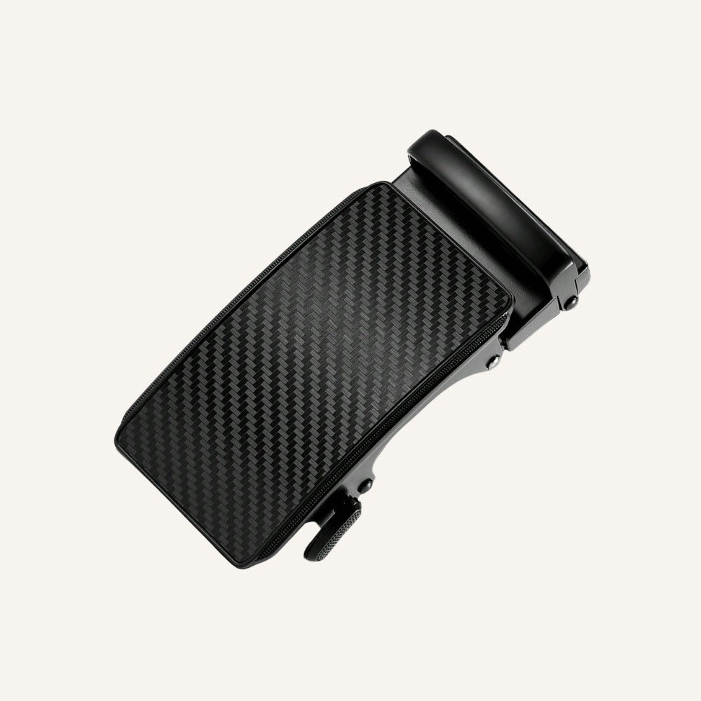 Cinto de Couro Masculino Brescian Carbon