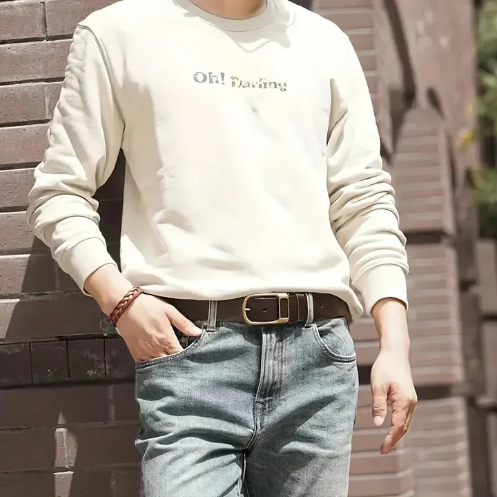 Cinto de Couro Masculino Brescian Prime