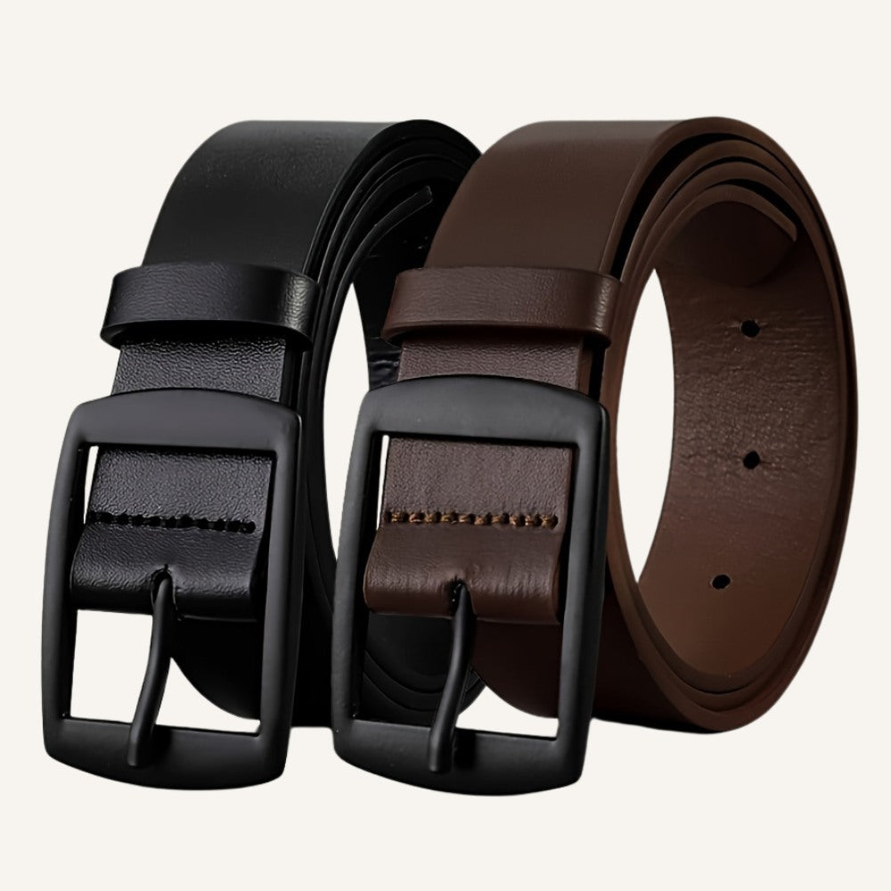 Cinto de Couro Masculino Old Money Brescian