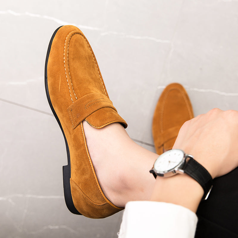 Mocassim Loafer Masculino de Camurça Piazzi