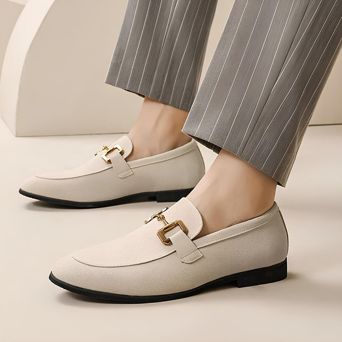 Mocassim Loafer Masculino de Camurça Luxury