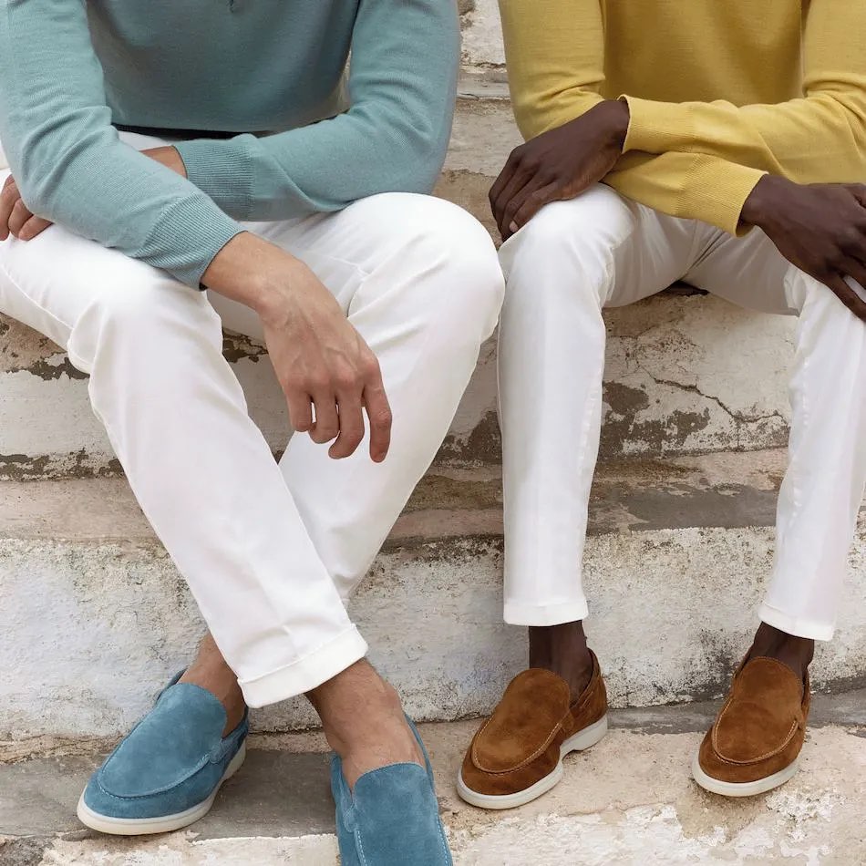 Mocassim Loafer Masculino de Camurça Venetto