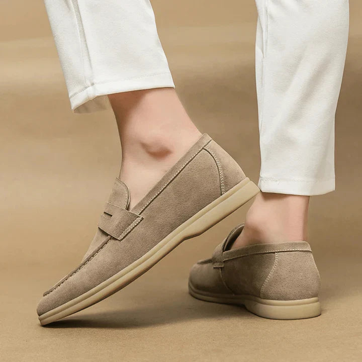 Mocassim Loafer de Camurça Masculino Master
