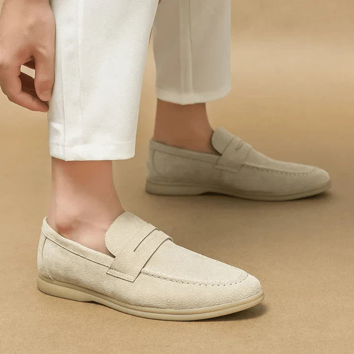 Mocassim Loafer de Camurça Masculino Master