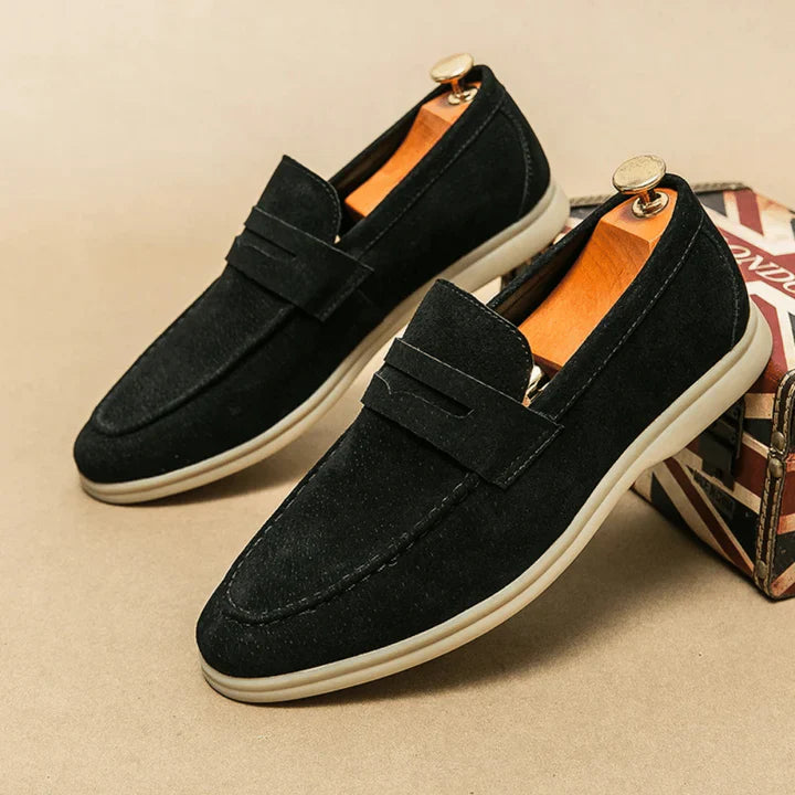 Mocassim Loafer de Camurça Masculino Master