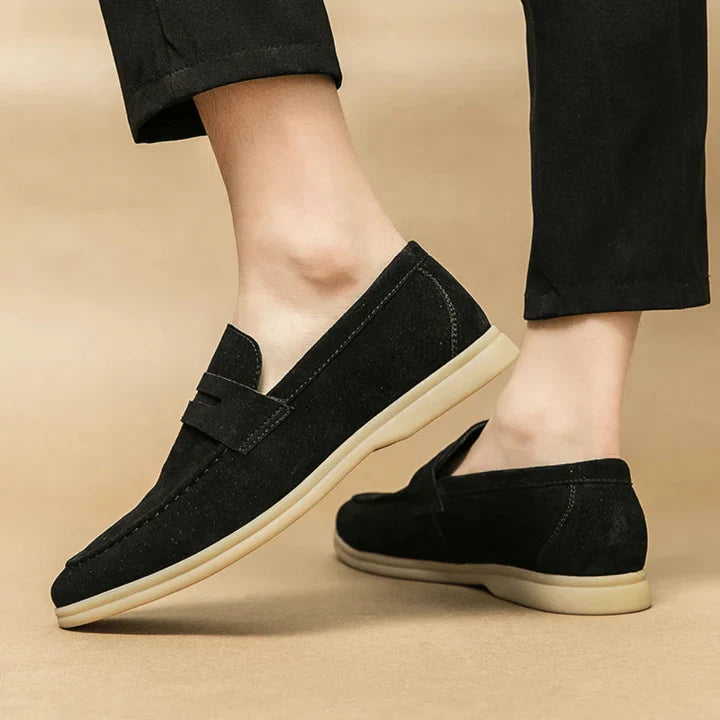 Mocassim Loafer de Camurça Masculino Master