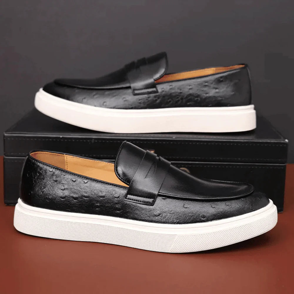 Mocassim de Couro Italiano Masculino Miliani
