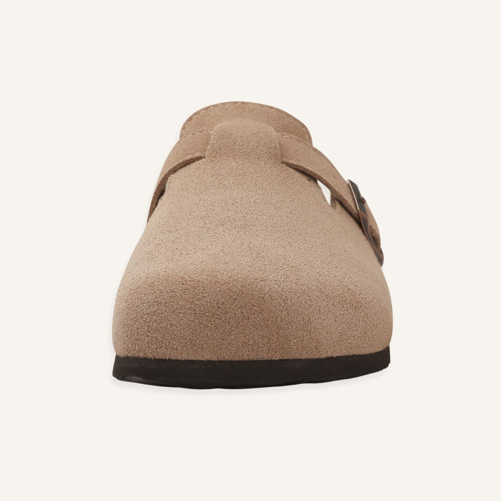 Sandália Clog de Camurça Portofino