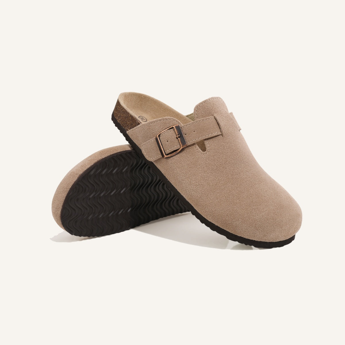 Sandália Clog de Camurça Portofino