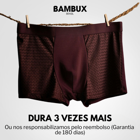 Cueca Boxer Bambux©: Tecnologia Respirável [COMPRE 4 LEVE 10]