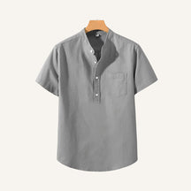 Camisa Masculina de Linho Old Money Bellacourt