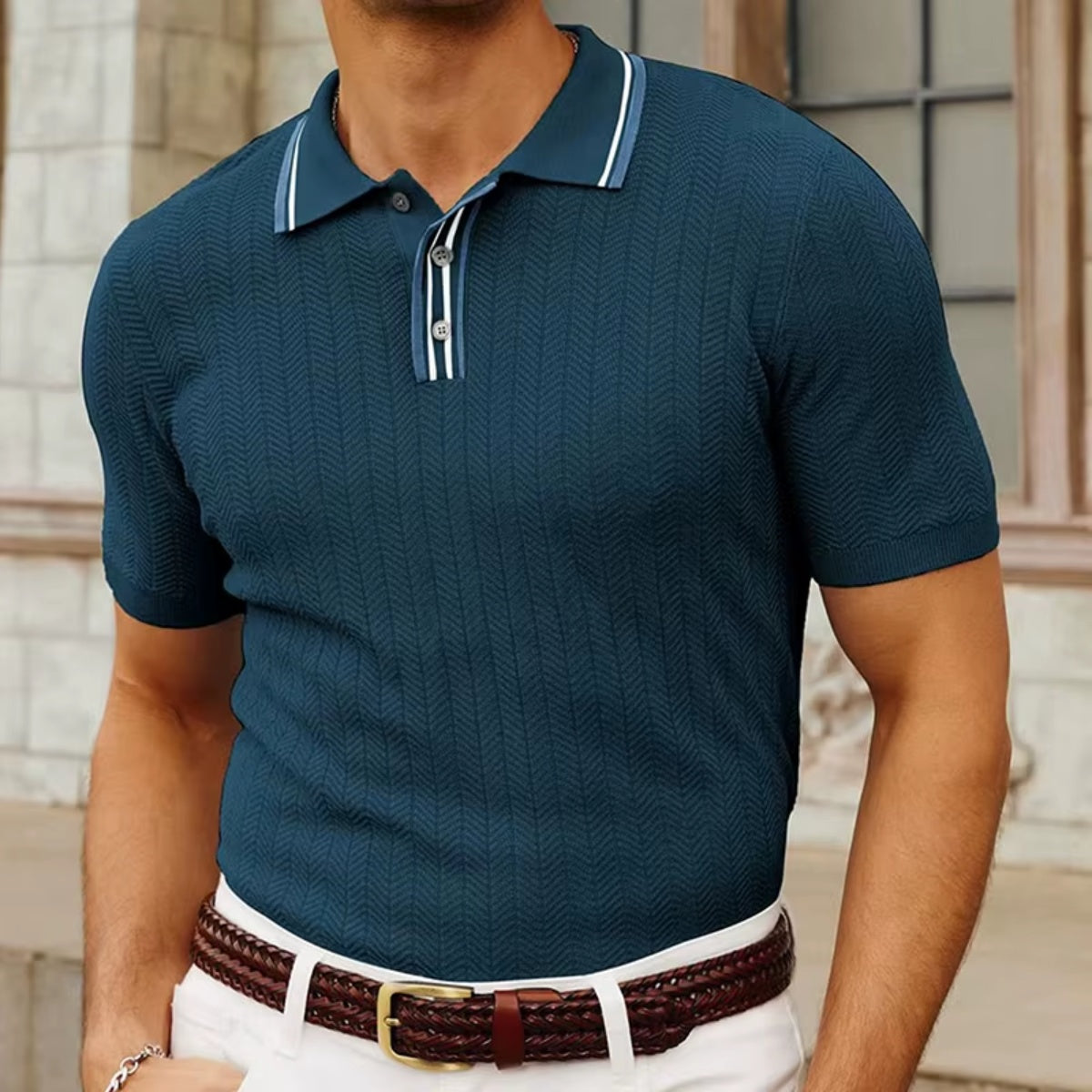 Camisa Polo Canelada Loreanni