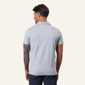 Camisa Polo Masculina Old Money com Meio Zíper Perion