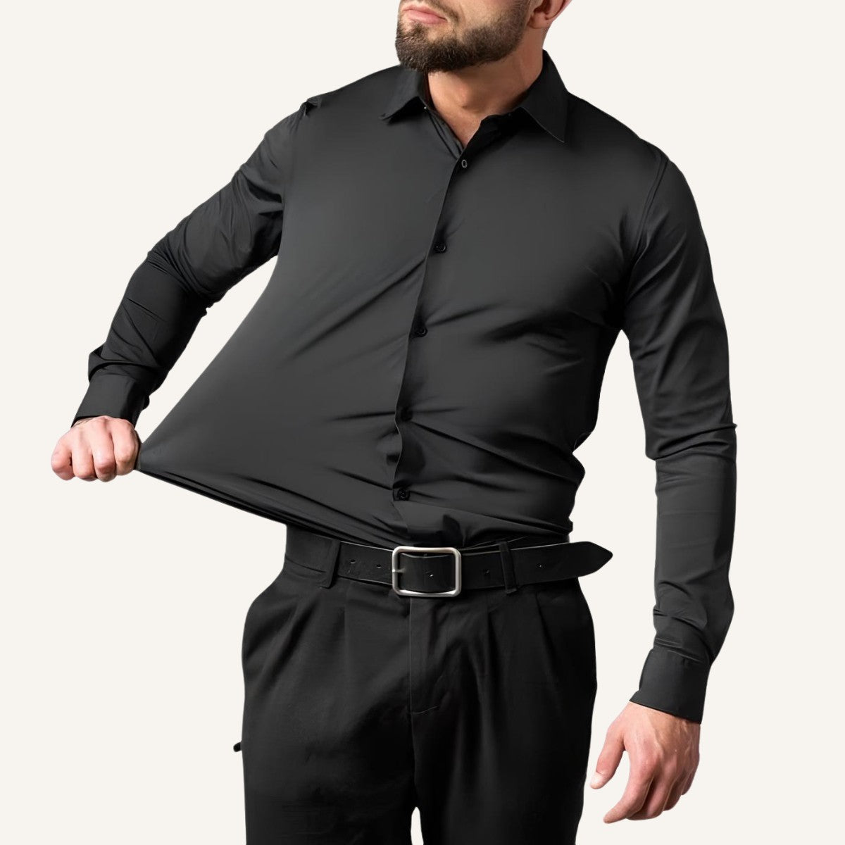 Camisa Social Lisa Anti Amassado e Anti Odor
