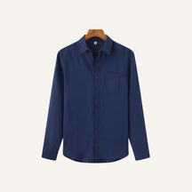 Camisa de Linho Masculina Manga Longa Milford