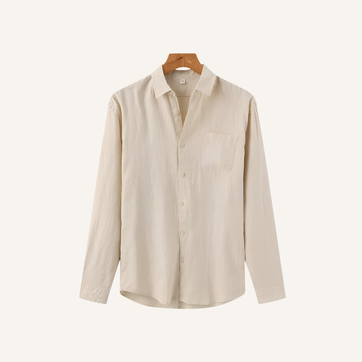 Camisa de Linho Masculina Manga Longa Milford