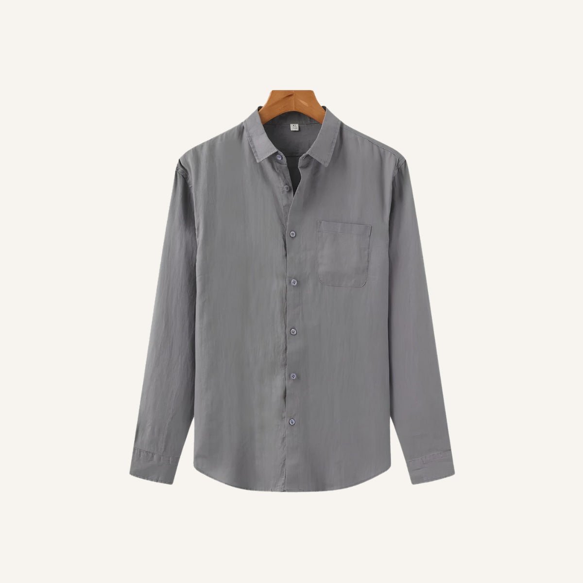 Camisa de Linho Masculina Manga Longa Milford