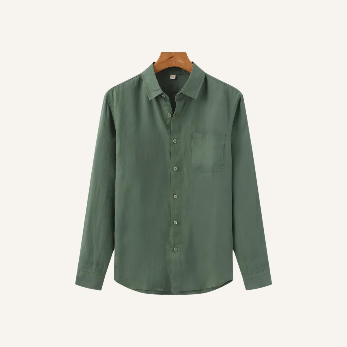 Camisa de Linho Masculina Manga Longa Milford