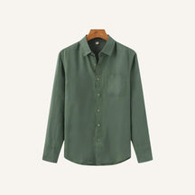 Camisa de Linho Masculina Manga Longa Milford