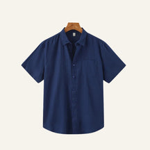 Camisa de Linho Masculina Old Money Milford