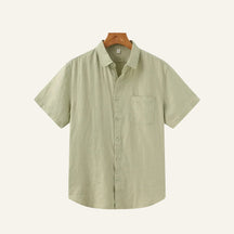 Camisa de Linho Masculina Old Money Milford
