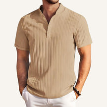 Camisa de Linho Listrada Old Money Richelieu