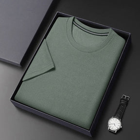 Camiseta Masculina Old Money Básica Texturizada Belmont