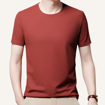 Camiseta Masculina Old Money Básica Texturizada Belmont