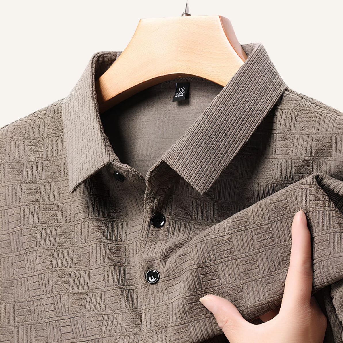 Camisa Polo Quadriculada de Algodão Romeo