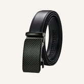 Cinto de Couro Masculino Brescian Carbon
