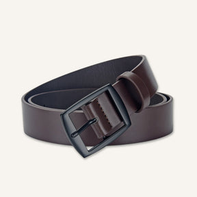 Cinto de Couro Masculino Old Money Brescian