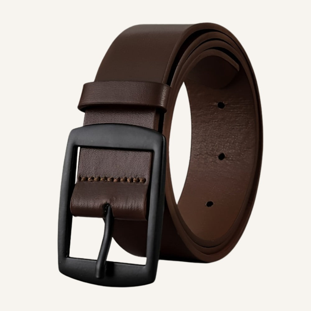 Cinto de Couro Masculino Old Money Brescian