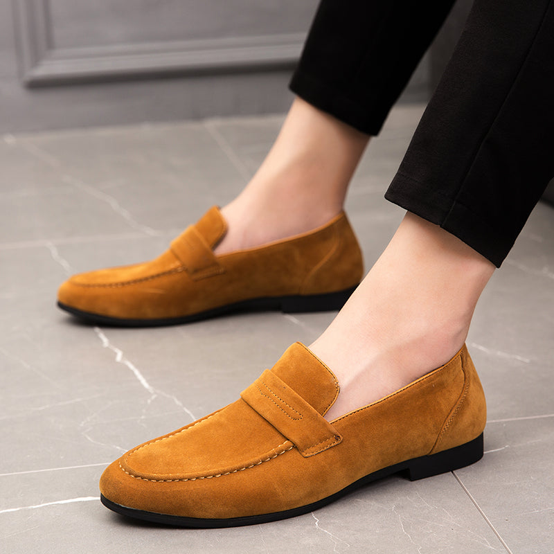 Mocassim Loafer Masculino de Camurça Piazzi