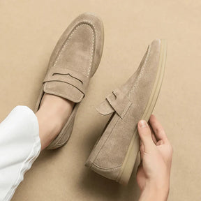 Mocassim Loafer de Camurça Masculino Master