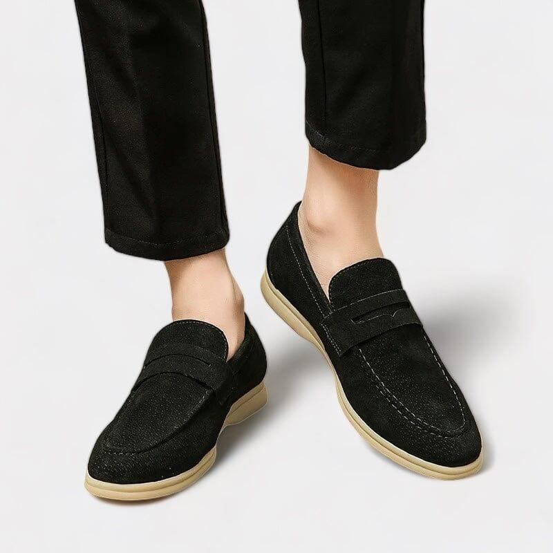 Mocassim Loafer de Camurça Masculino Florenza