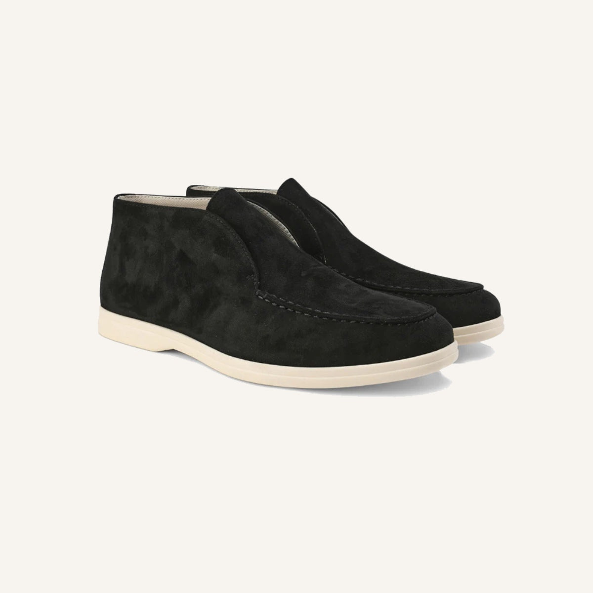 Mocassim Masculino de Camurça Cano Alto Tuccili