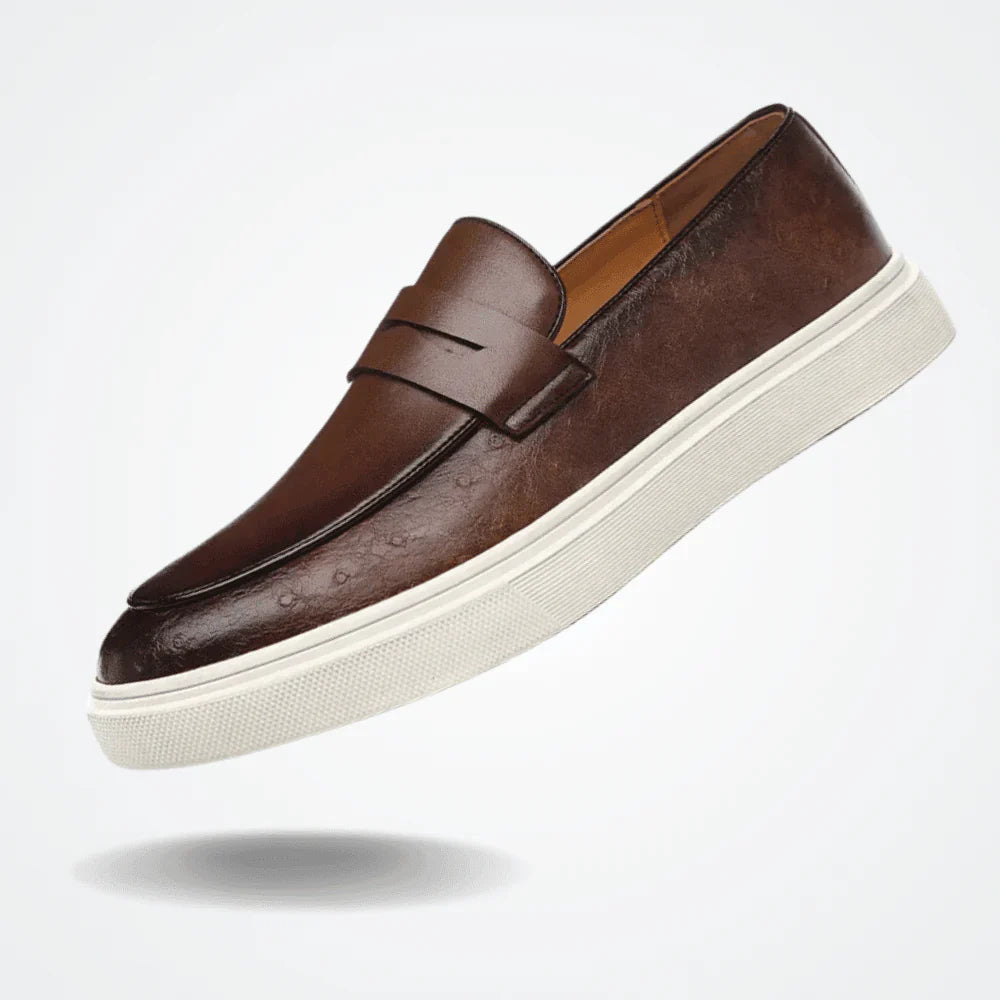 Mocassim de Couro Italiano Masculino Miliani