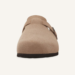 Sandália Clog de Camurça Portofino