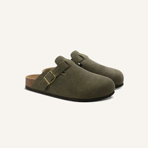 Sandália Clog de Camurça Portofino