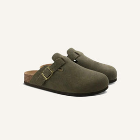 Sandália Clog de Camurça Portofino