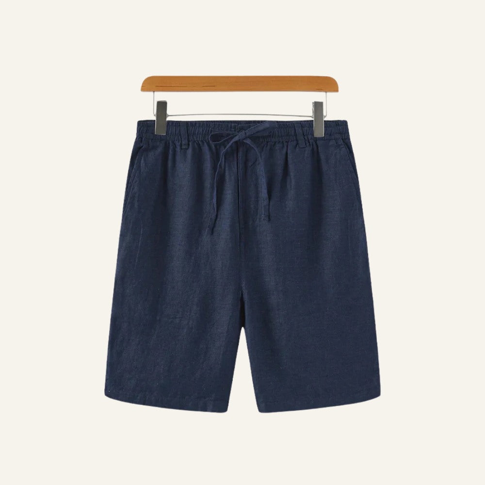 Short Masculino de Linho Old Money Milford