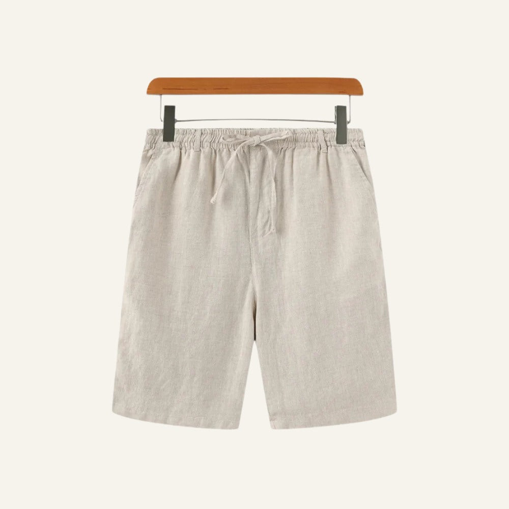 Short Masculino de Linho Old Money Milford