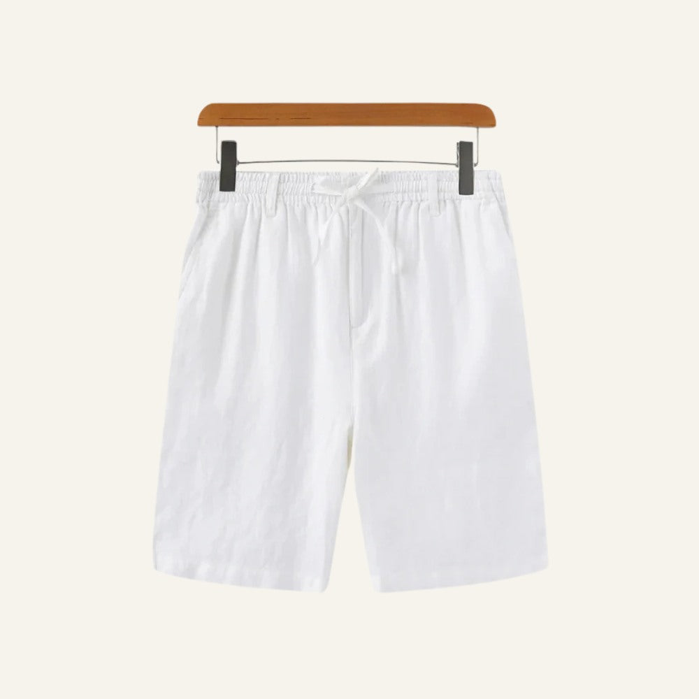 Short Masculino de Linho Old Money Milford