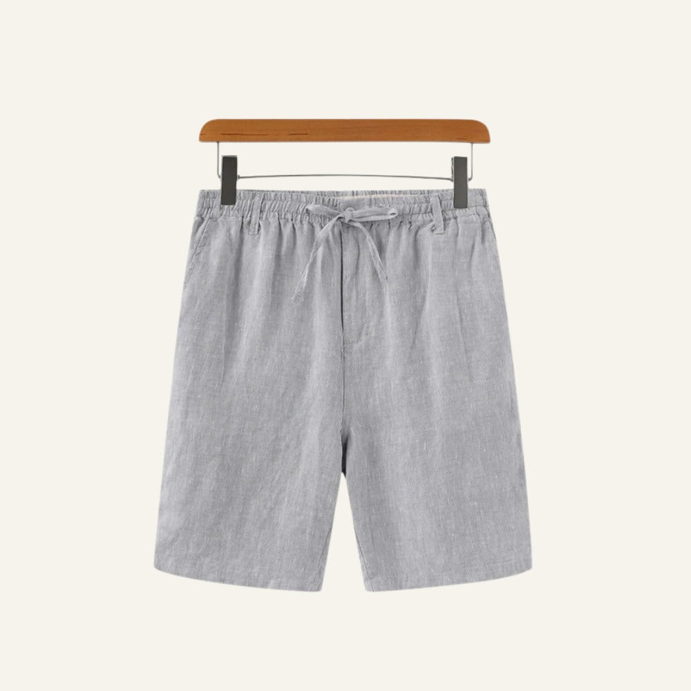 Short Masculino de Linho Old Money Milford