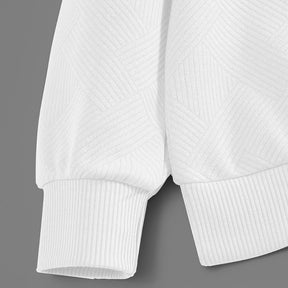 Suéter Pulôver Masculino Jacquard com Zíper