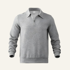 Suéter Pulôver Masculino Jacquard com Zíper