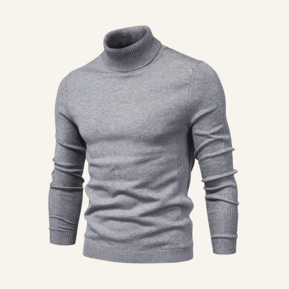 Suéter Pulôver Masculino de Gola Alta Milani